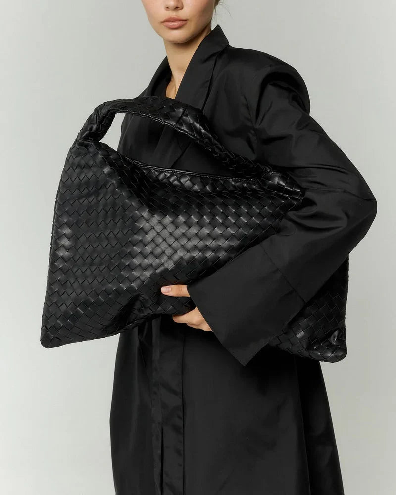 Bottega Veneta Large Hop Black