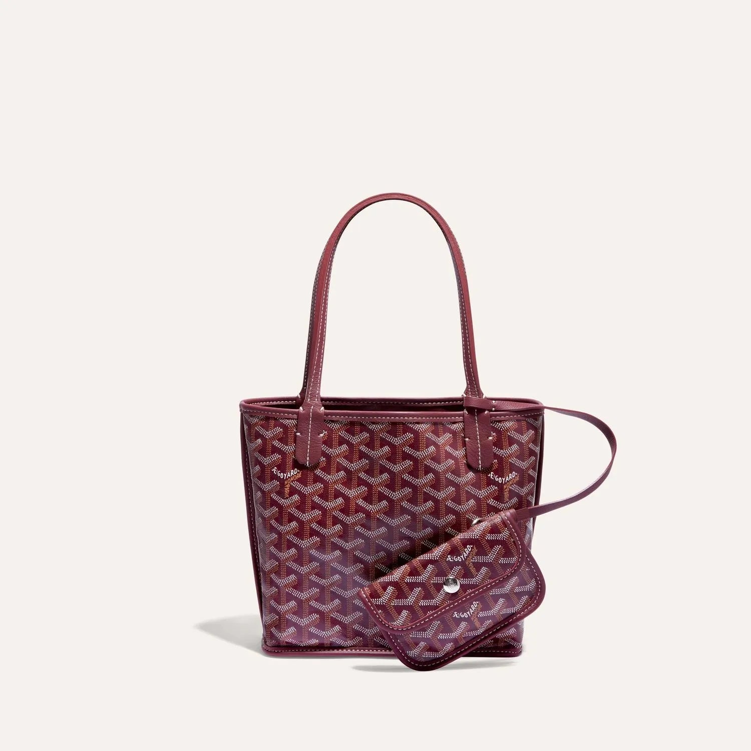Goyard Anjou Mini Bag Burgundy