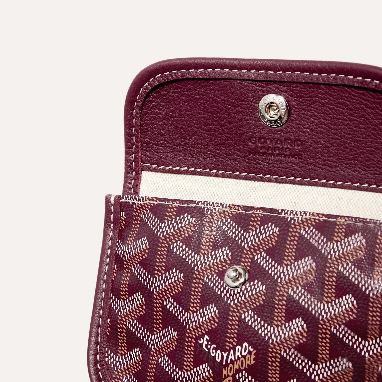Goyard Anjou Mini Bag Burgundy