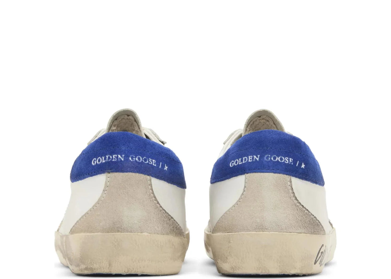 Golden Goose Super-Star White Snake Blue
