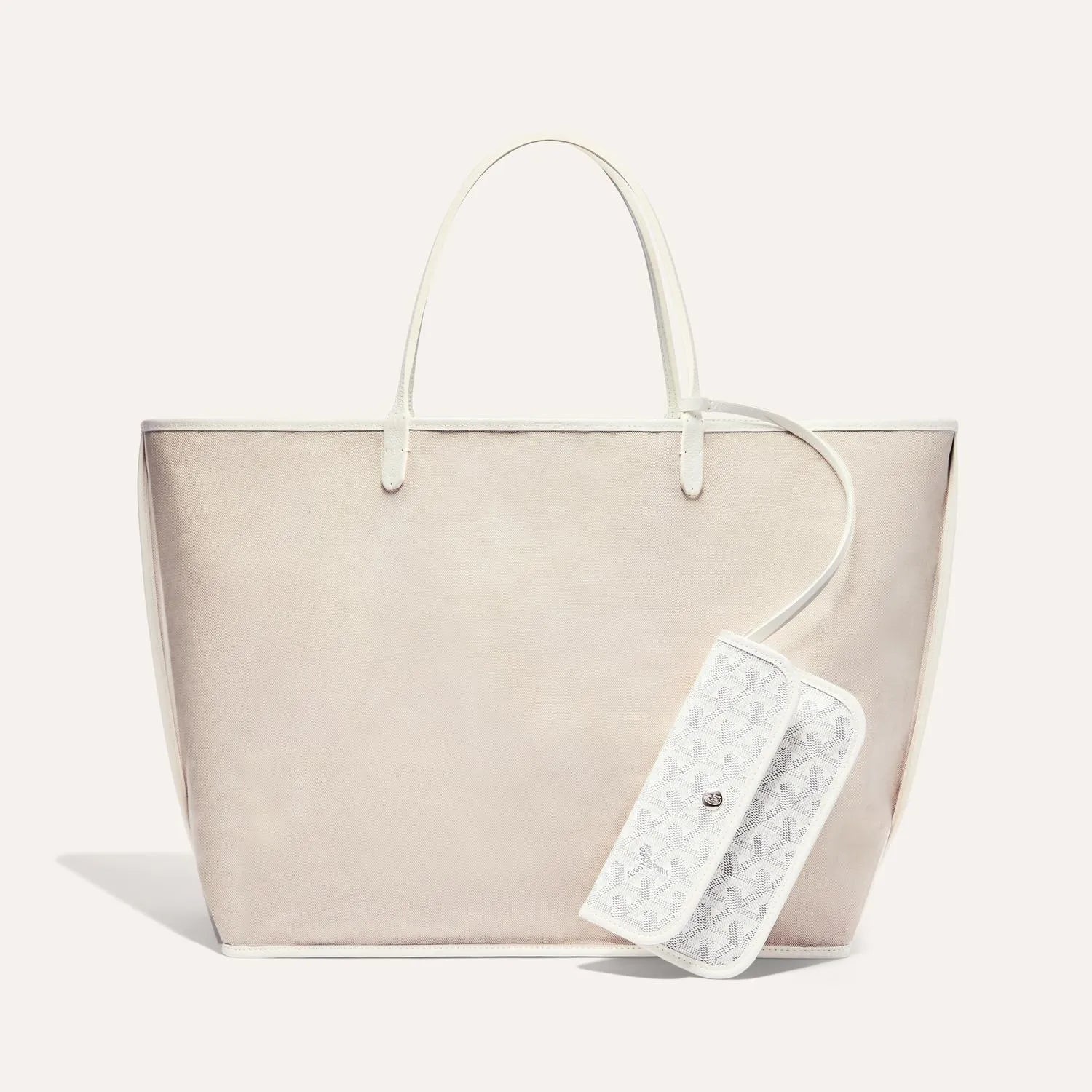 Goyard Saint Louis GM Bag White
