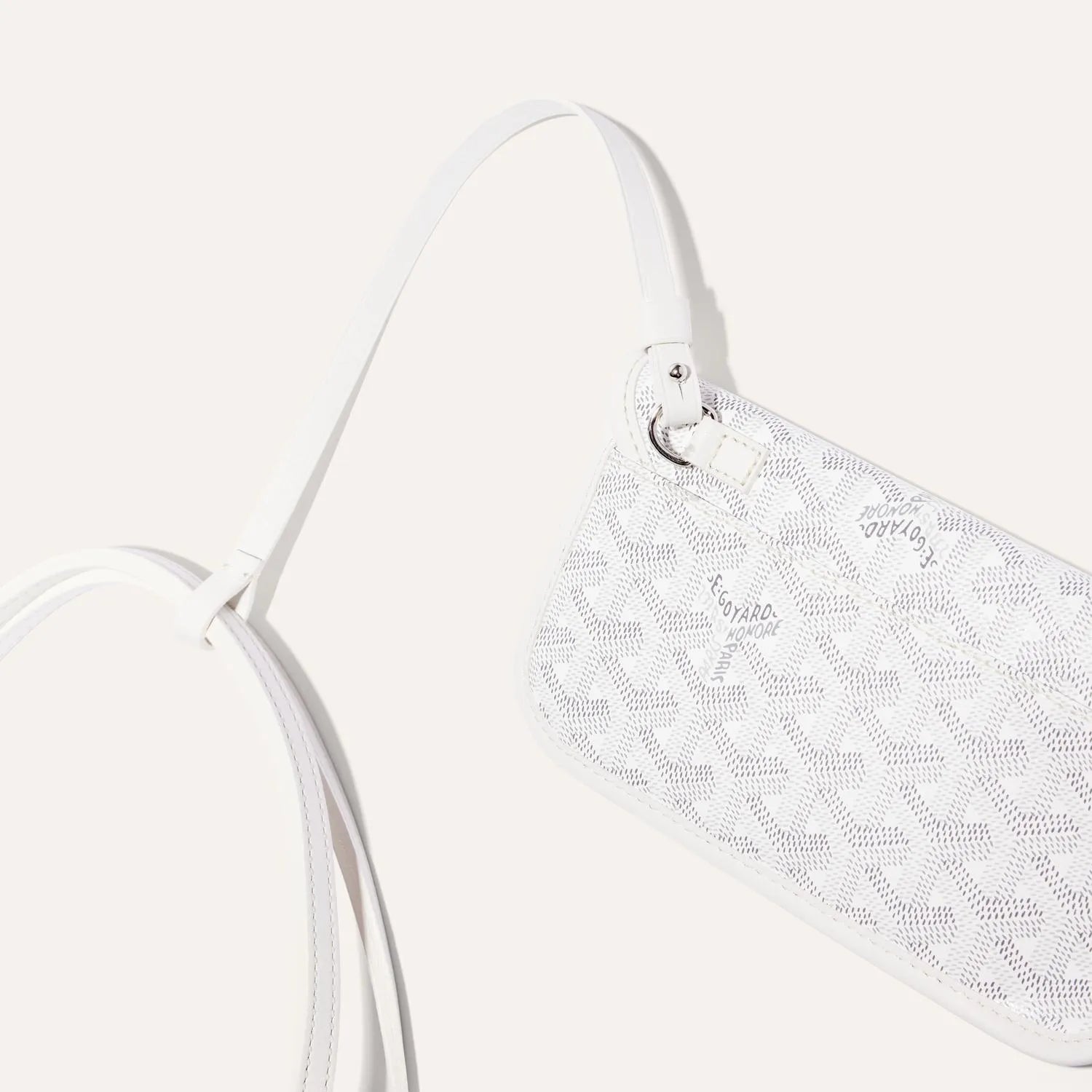Goyard Saint Louis GM Bag White