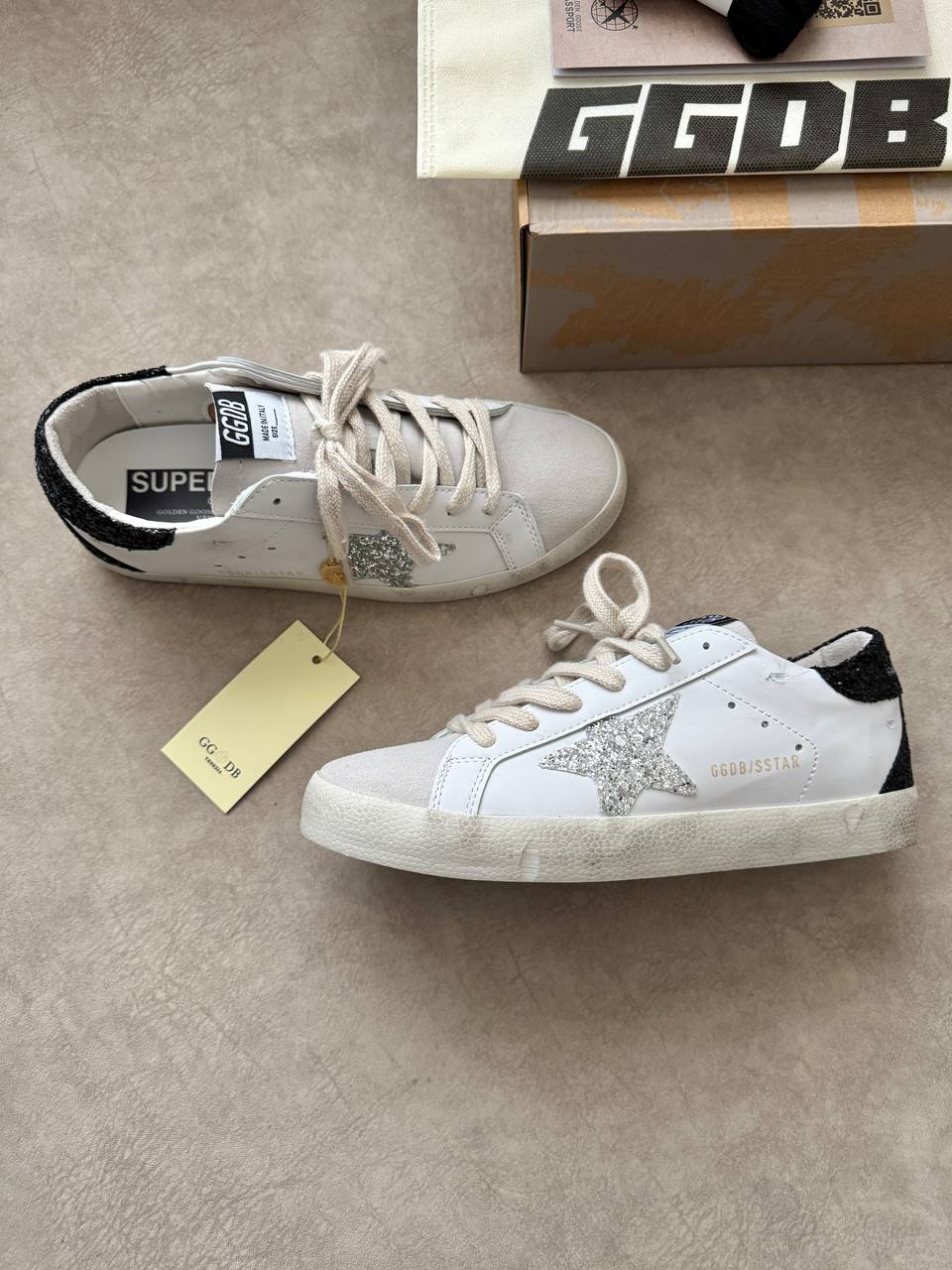 Golden Goose Silver Nova Sneakers