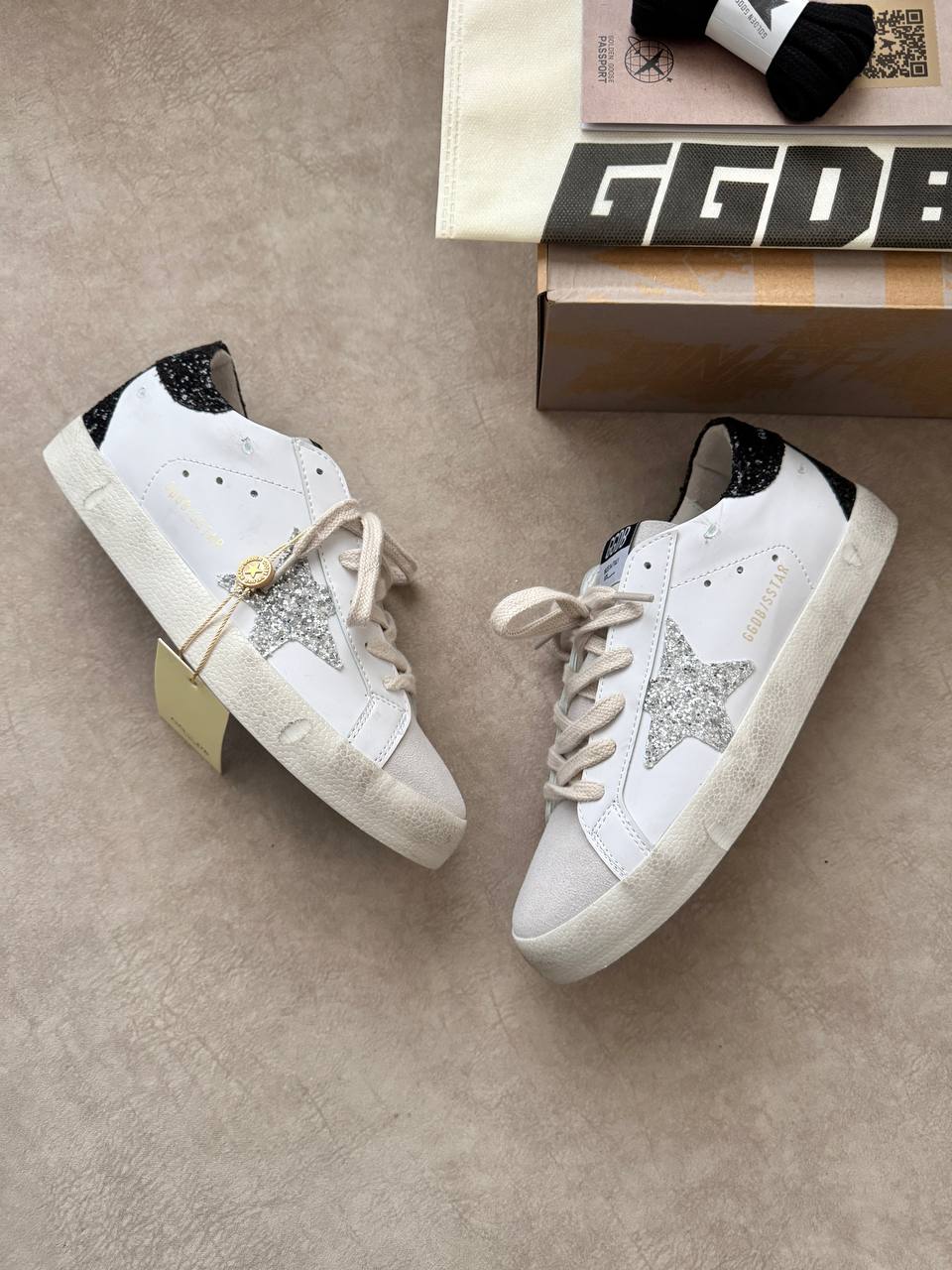 Golden Goose Silver Nova Sneakers