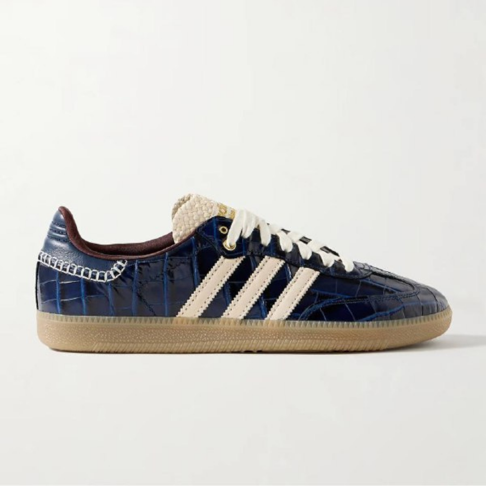 Samba OG 'Navy Croc' by Wales Bonner