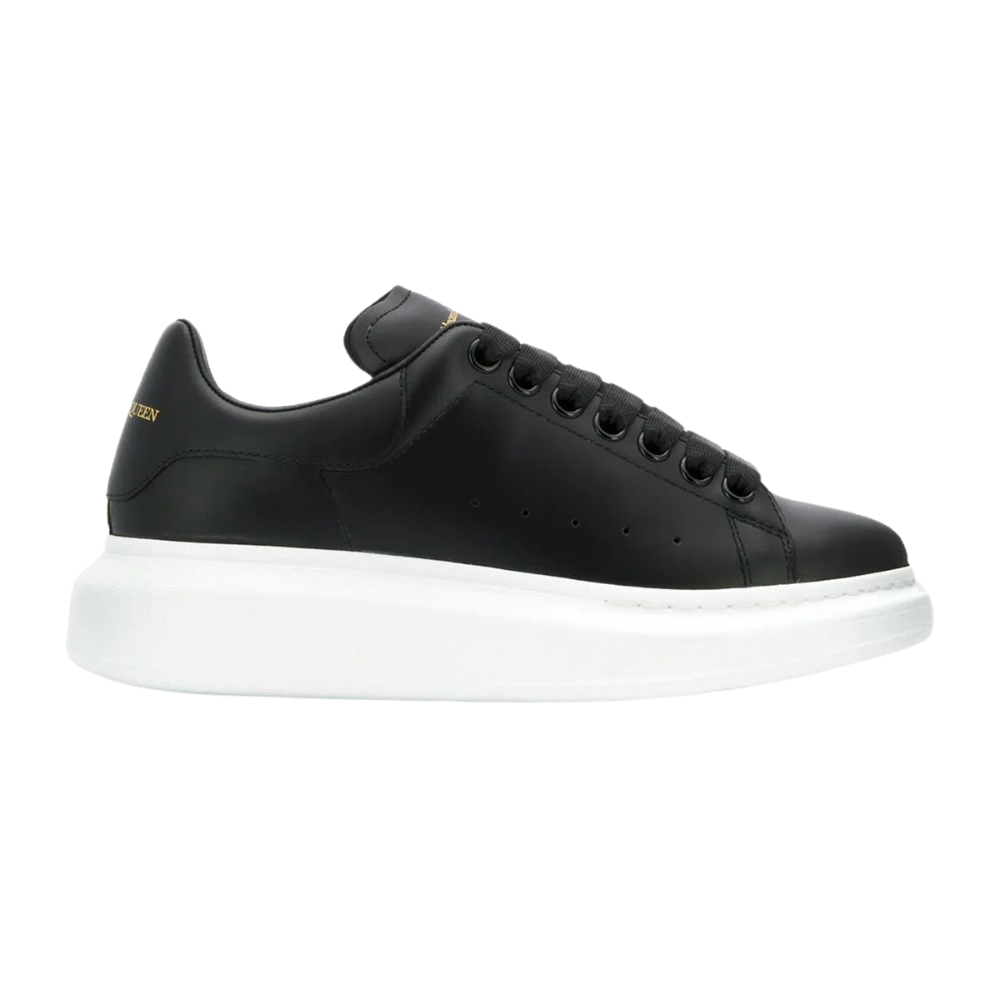Alexander McQueen Sneaker Black with a White Sole