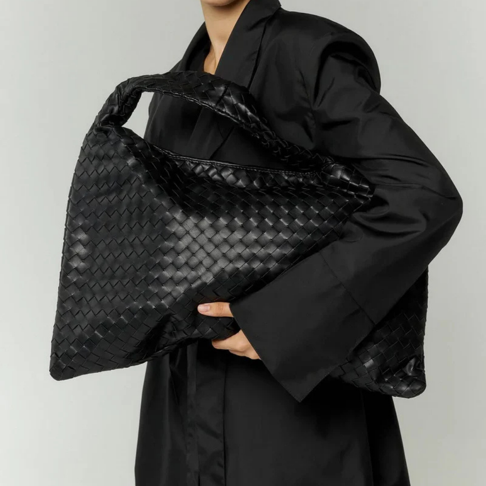 Bottega Veneta Large Hop Black