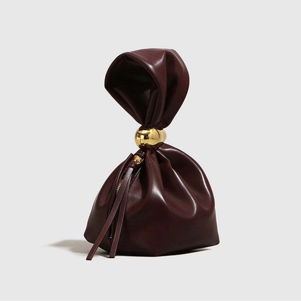 TSARINA® Royale Burgundy Knot Bag