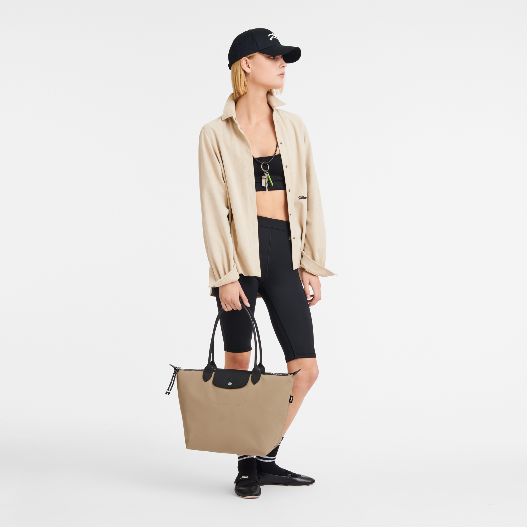 Longchamp Le Pliage Energy Large Tote Bag Clay