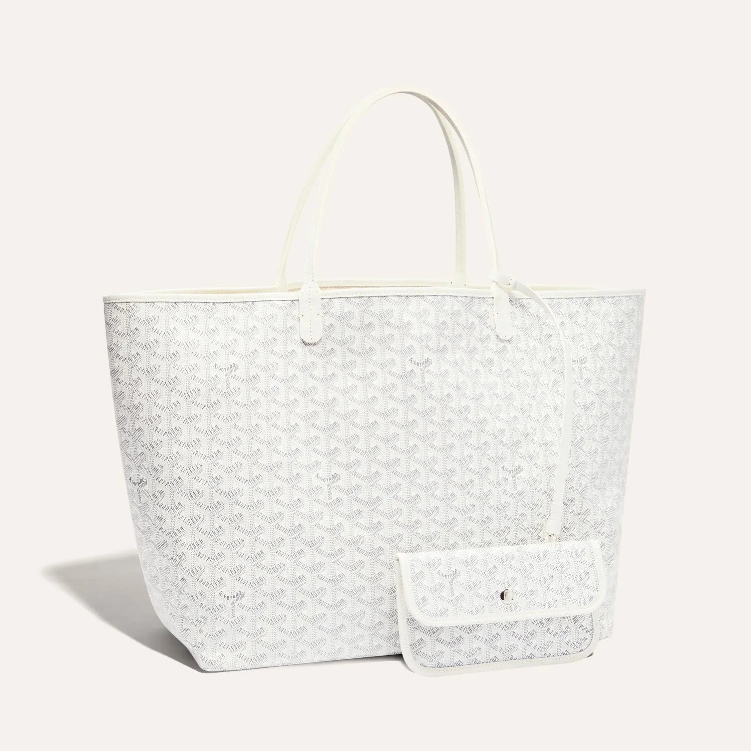 Goyard Saint Louis GM Bag White