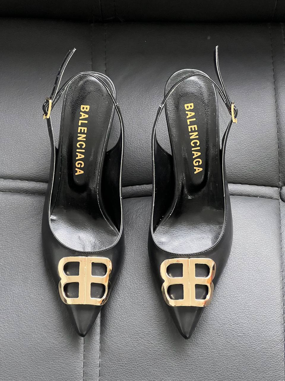 Balenciaga Slingback Pumps Black